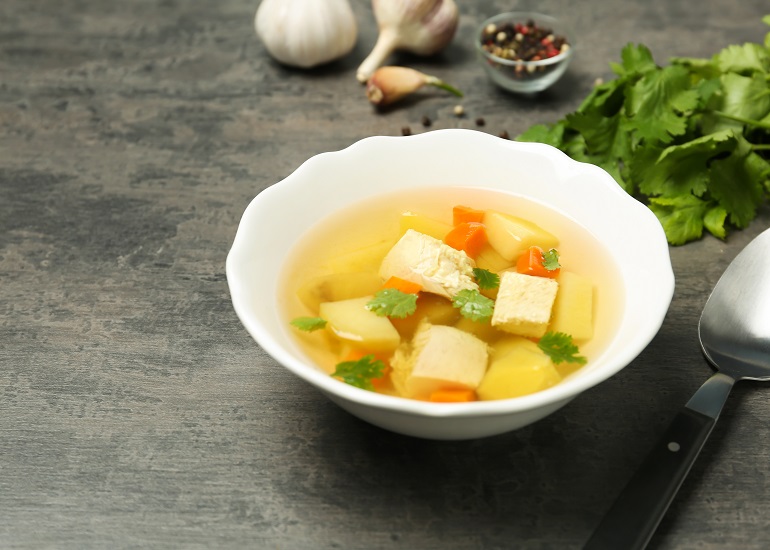 冷製湯豆腐